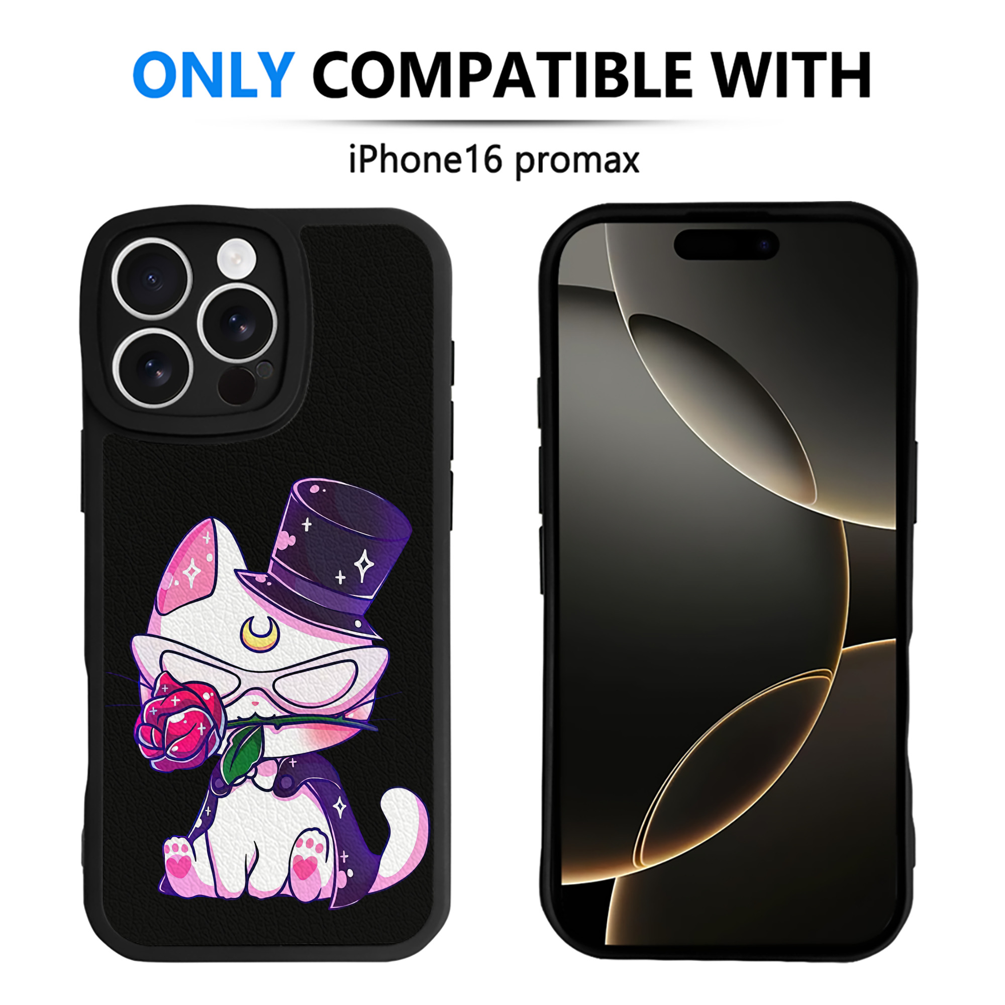 （画像用） 美少女戦士セーラームーン Sailor Moon 【iPhone 16シリーズ対応】シリコンスマホケース（レザー調） 材質：シリコン